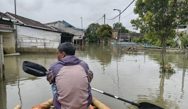 Banjir 2,5 Meter Kembali Rendam Cikande Tangerang
