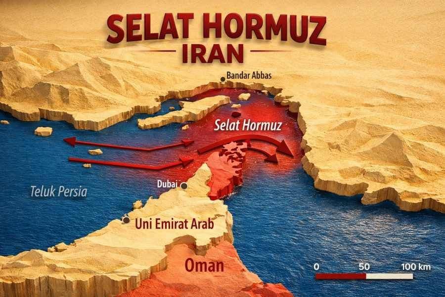 Iran Kembali Tutup Selat Hormuz, Kapal Nekat Melintas Jadi Target