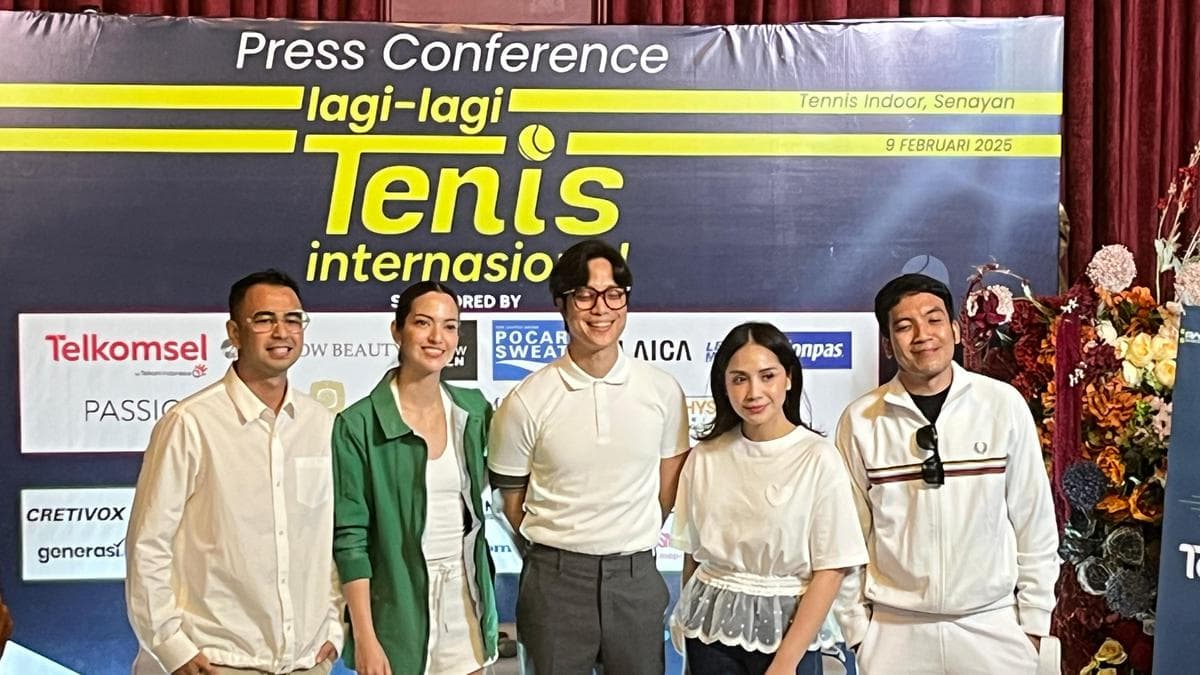 Raffi Ahmad Undang Artis Korea dalam Lagi-lagi Tennis Internasional